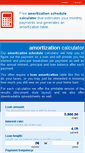 Mobile Screenshot of amortization-schedule.info