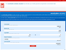 Tablet Screenshot of amortization-schedule.info